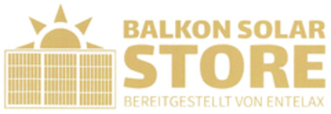 BALKON SOLAR STORE BEREITGESTELLT VON ENTELAX Logo (DPMA, 08/26/2023)