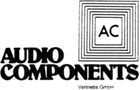 AC AUDIO COMPONENTS Logo (DPMA, 28.04.1995)