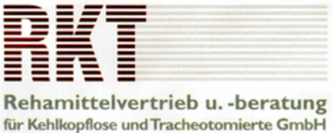 RKT Rehamittelvertrieb u. -beratung Logo (DPMA, 05/18/1996)