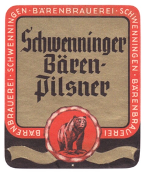 Schwenninger Bären-Pilsner Logo (DPMA, 29.08.1955)