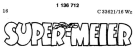 SUPER-MEIER Logo (DPMA, 14.11.1984)