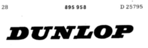 DUNLOP Logo (DPMA, 09.07.1971)