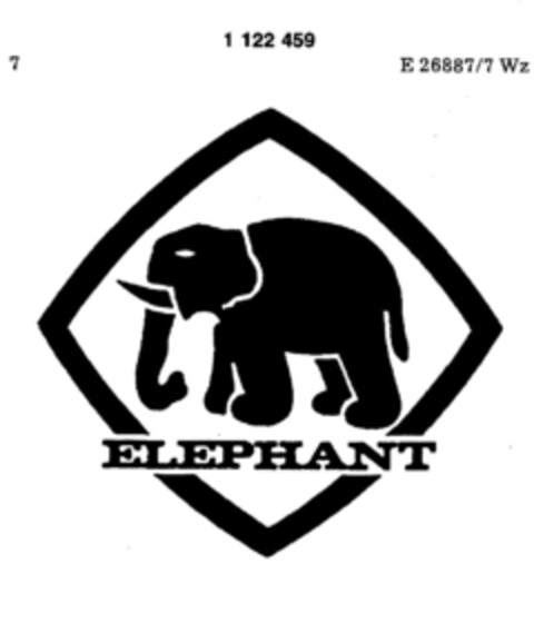 ELEPHANT Logo (DPMA, 08/07/1987)