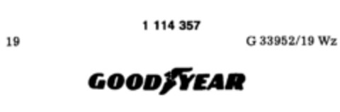 GOOD YEAR Logo (DPMA, 21.01.1987)