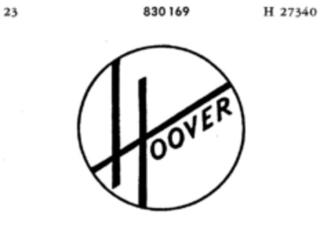 HOOVER Logo (DPMA, 10.11.1965)