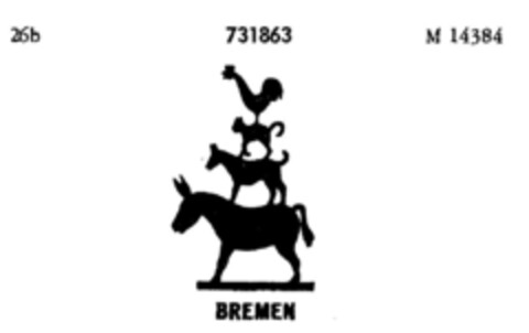BREMEN Logo (DPMA, 19.12.1958)