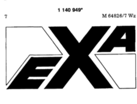 EXA Logo (DPMA, 04.04.1989)