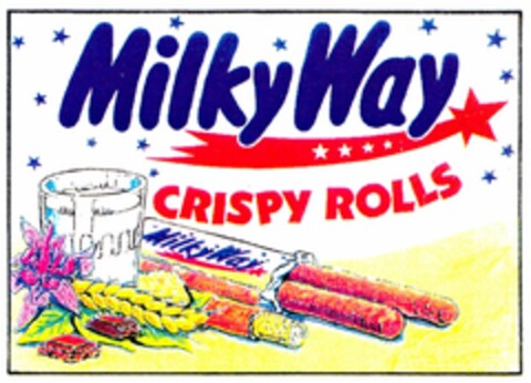 Milky Way CRISPY ROLLS Logo (DPMA, 10.11.1993)