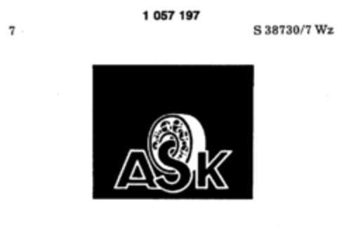 ASK Logo (DPMA, 22.04.1983)