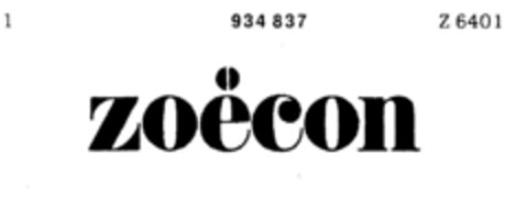 zoecon Logo (DPMA, 25.01.1973)