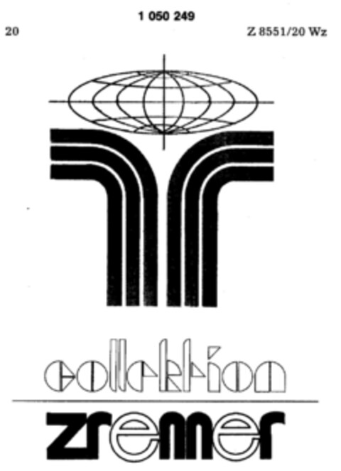 collektion zrenner Logo (DPMA, 12/07/1982)