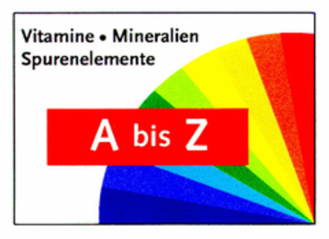 Vitamine Mineralien Spurenelemente A bis Z Logo (DPMA, 02.03.2000)