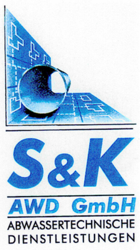 S&K AWD GmbH ABWASSERTECHNISCHE DIENSTLEISTUNGEN Logo (DPMA, 17.10.2000)