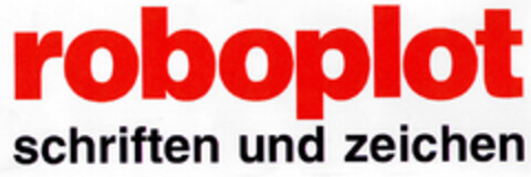 roboplot schriften und zeichen Logo (DPMA, 03/16/2001)