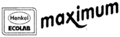 Henkel ECOLAB maximum Logo (DPMA, 07/18/2001)