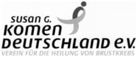 SUSAN G. KOMEN DEUTSCHLAND e.V. VEREIN FÜR DIE HEILUNG VON BRUSTKREBS Logo (DPMA, 04/15/2009)