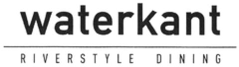 waterkant RIVERSTYLE DINING Logo (DPMA, 08.08.2013)