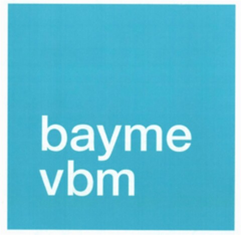 bayme vbm Logo (DPMA, 05/07/2018)