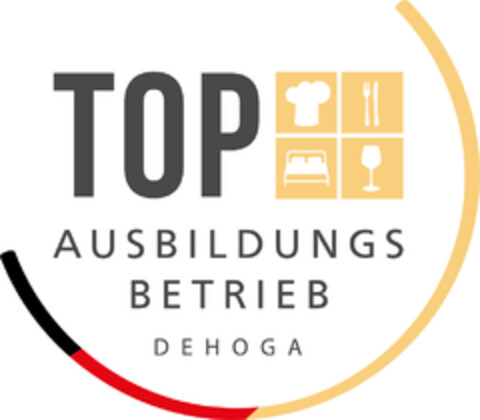 TOP AUSBILDUNGSBETRIEB DEHOGA Logo (DPMA, 11/07/2019)