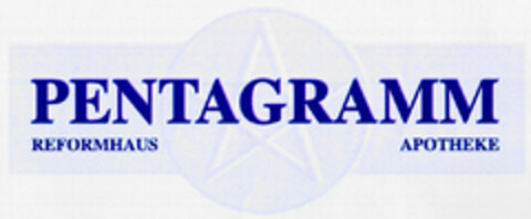 PENTAGRAMM REFORMHAUS APOTHEKE Logo (DPMA, 30.01.2002)