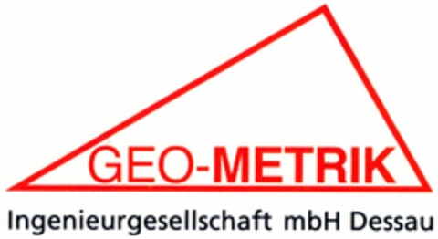 GEO-METRIK Ingenieurgesellschaft mbH Dessau Logo (DPMA, 30.06.2003)