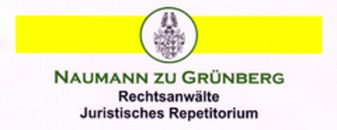 NAUMANN ZU GRÜNBERG Rechtsanwälte Juristisches Repetitorium Logo (DPMA, 08/05/2005)