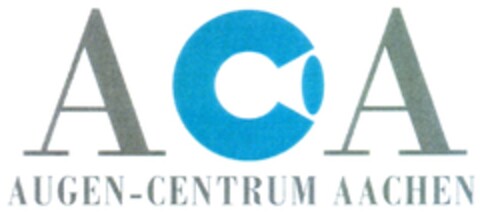 ACA AUGEN-CENTRUM AACHEN Logo (DPMA, 16.08.2007)