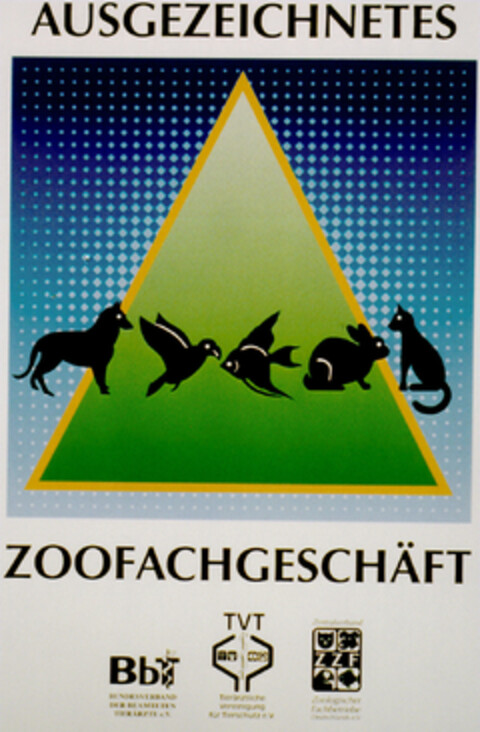 AUSGEZEICHNETES ZOOFACHGESCHÄFT Logo (DPMA, 28.02.1996)