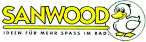 SANWOOD IDEEN FÜR MEHR SPASS IM BAD. Logo (DPMA, 02/13/1997)