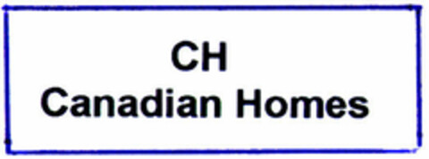 CH Canadian Homes Logo (DPMA, 01/22/1998)