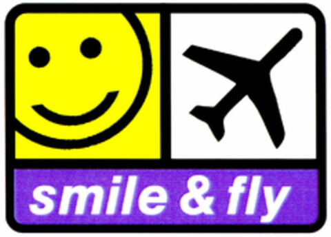 smile & fly Logo (DPMA, 06/16/1998)