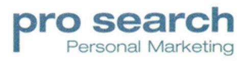 pro search Personal Marketing Logo (DPMA, 02/24/1999)