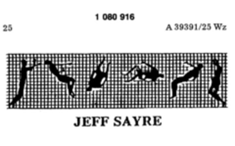 JEFF SAYRE Logo (DPMA, 28.12.1984)