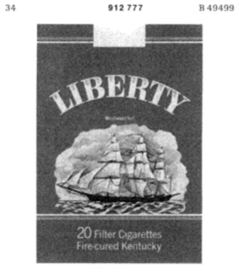 LIBERTY Westward ho! Logo (DPMA, 10.11.1972)