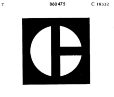 860475 Logo (DPMA, 08/01/1967)