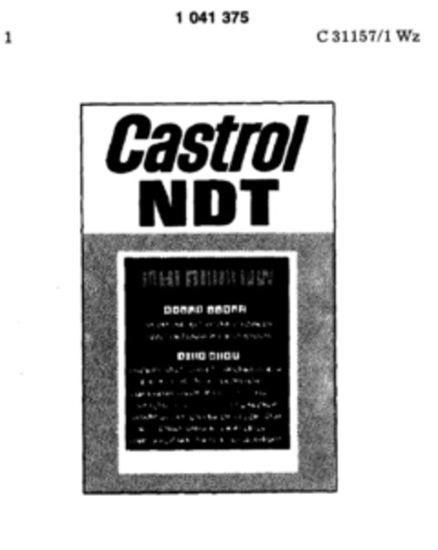 Castrol NDT Logo (DPMA, 05/07/1982)