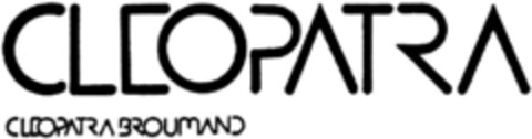 CLEOPATRA BROUMAND Logo (DPMA, 03/20/1986)