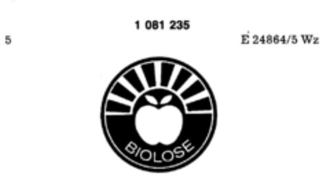 BIOLOSE Logo (DPMA, 23.01.1985)
