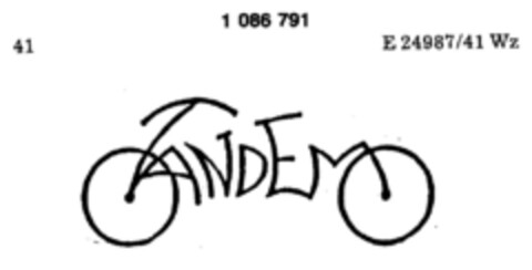 TANDEM Logo (DPMA, 19.03.1985)