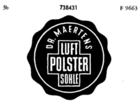 DR. MAERTENS LUFTPOLSTERSOHLE Logo (DPMA, 24.03.1959)