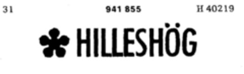 HILLESHÖG Logo (DPMA, 14.02.1975)