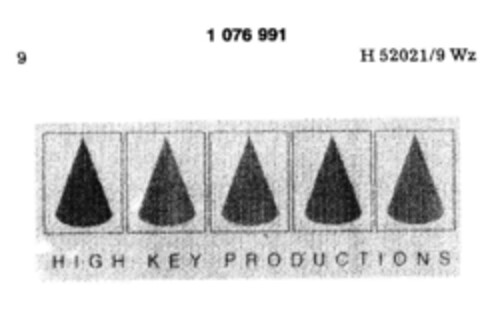 HIGH KEY PRODUCTIONS Logo (DPMA, 30.11.1983)