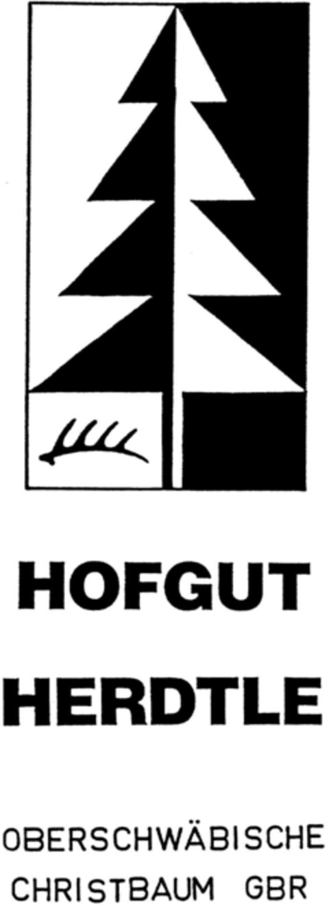 HOFGUT HERDTLE OBERSCHWÄBISCHE CHRISTBAUM GBR Logo (DPMA, 03/03/1993)