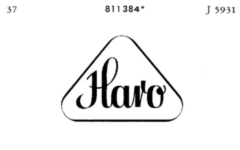 Haro Logo (DPMA, 04.05.1965)