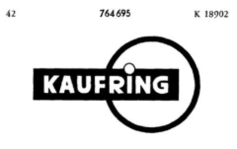 KAUFRING Logo (DPMA, 21.06.1961)