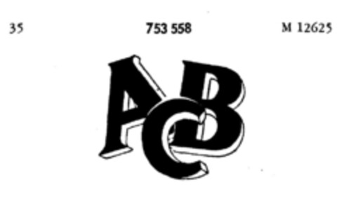 ABC Logo (DPMA, 13.07.1957)