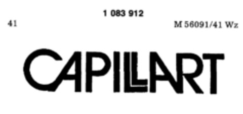 CAPILLART Logo (DPMA, 02/07/1985)