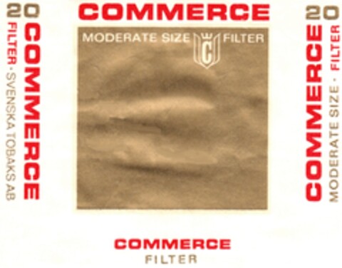 COMMERCE FILTER Logo (DPMA, 02.04.1968)