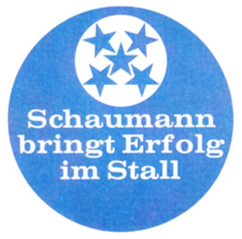 Schaumann bringt Erfolg im Stall Logo (DPMA, 12.05.1965)