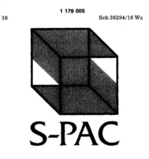 S-PAC Logo (DPMA, 19.05.1990)